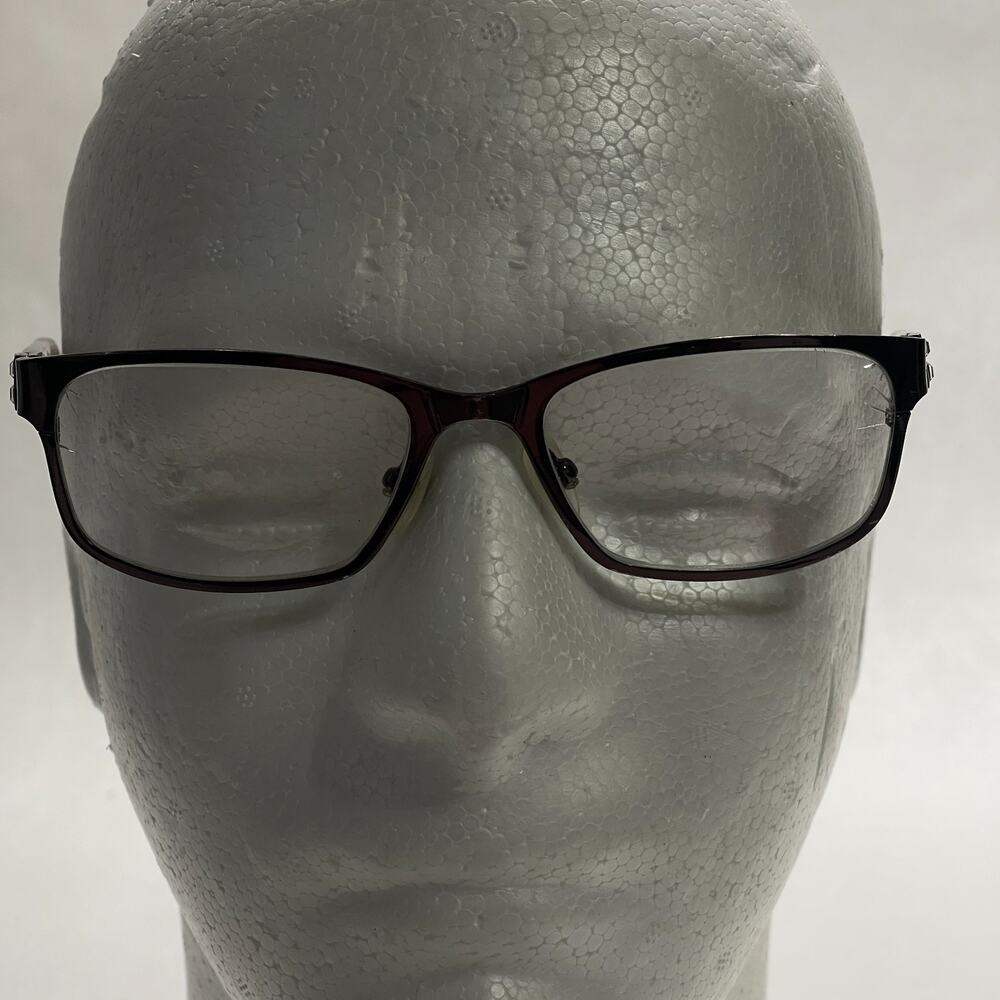 Eyeglass Frame Only Made With Swarovski Crystals Unknown Brand Tortoise Square